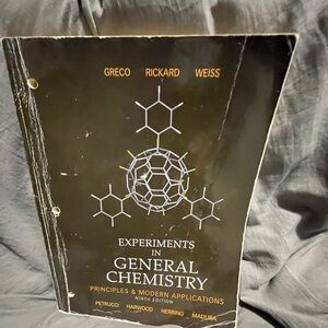 Pearson Chemistry Textbook with Black Cover